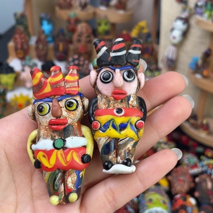 47腓尼基琉璃小卫兵1只