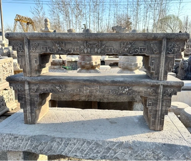 小石案，青石，长1.2米宽30高35