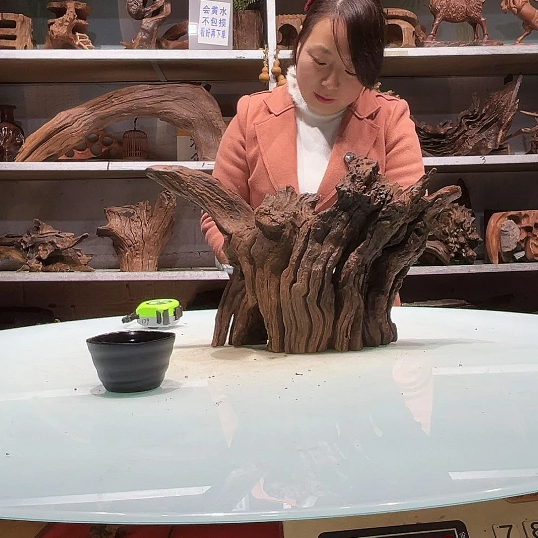 紫砂镂空成***姐紫紫柚沉木1564