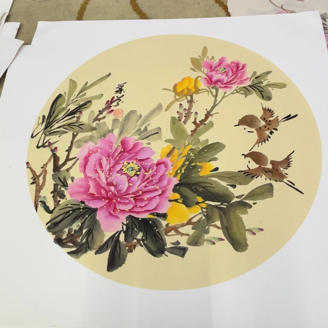国画国画吴兰芬老师作品刘