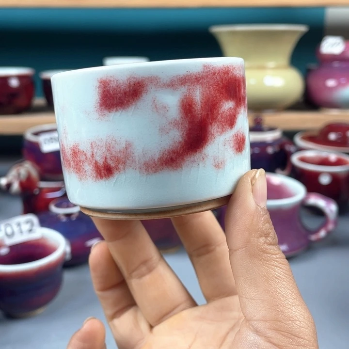 瓷片纯手工制作……微微瑕