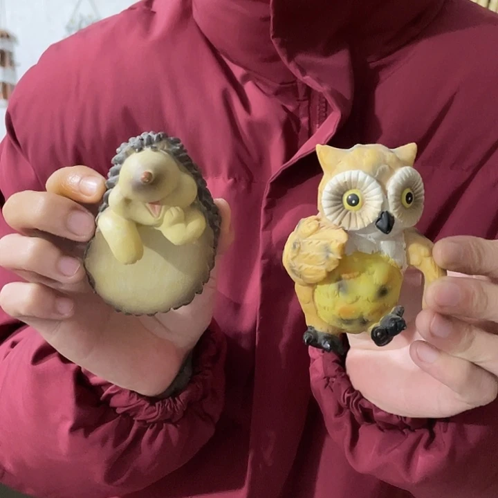 树脂样品样品样品刺猬 猫头鹰