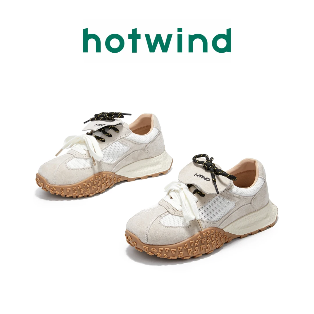 Hotwind/热风复古邮差德训时尚运动透气百搭休闲鞋H13W4Y91
