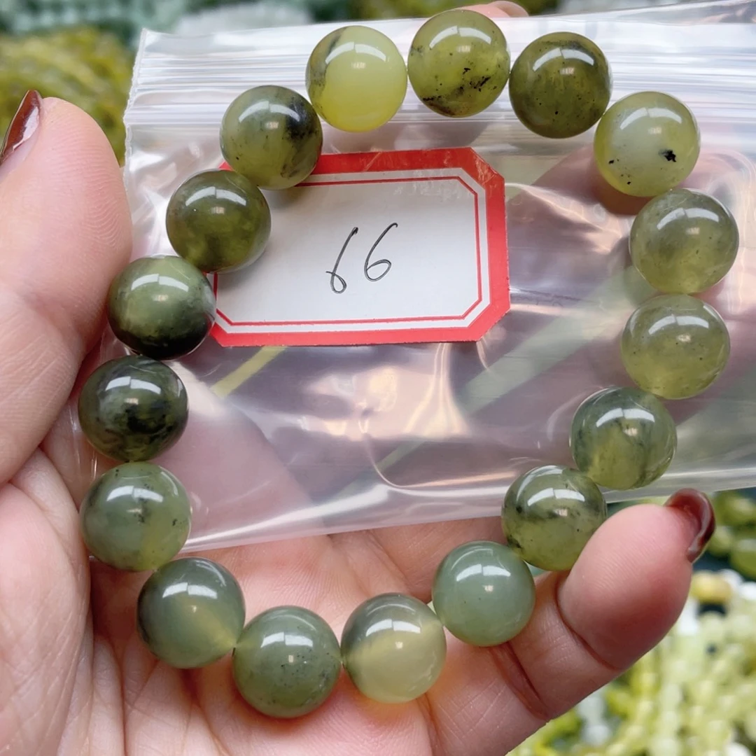 未镶嵌蛇纹石玉手串