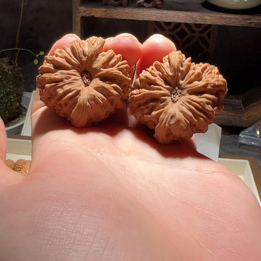 %***7核桃手串/手链41拉丝魔眼黄较多福利