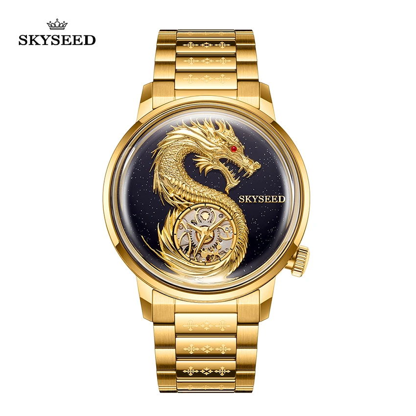 skyseed/天代龙腾盛世系列 男士轻奢高端全自动机械腕表PJ4
