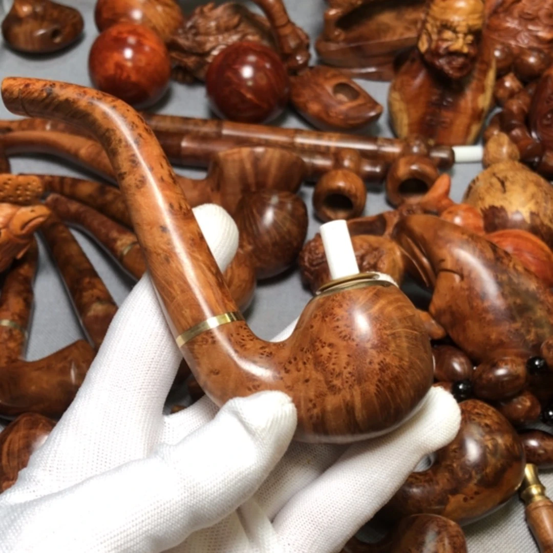 【闪购商品】木麻梨疙瘩火琉璃手把件