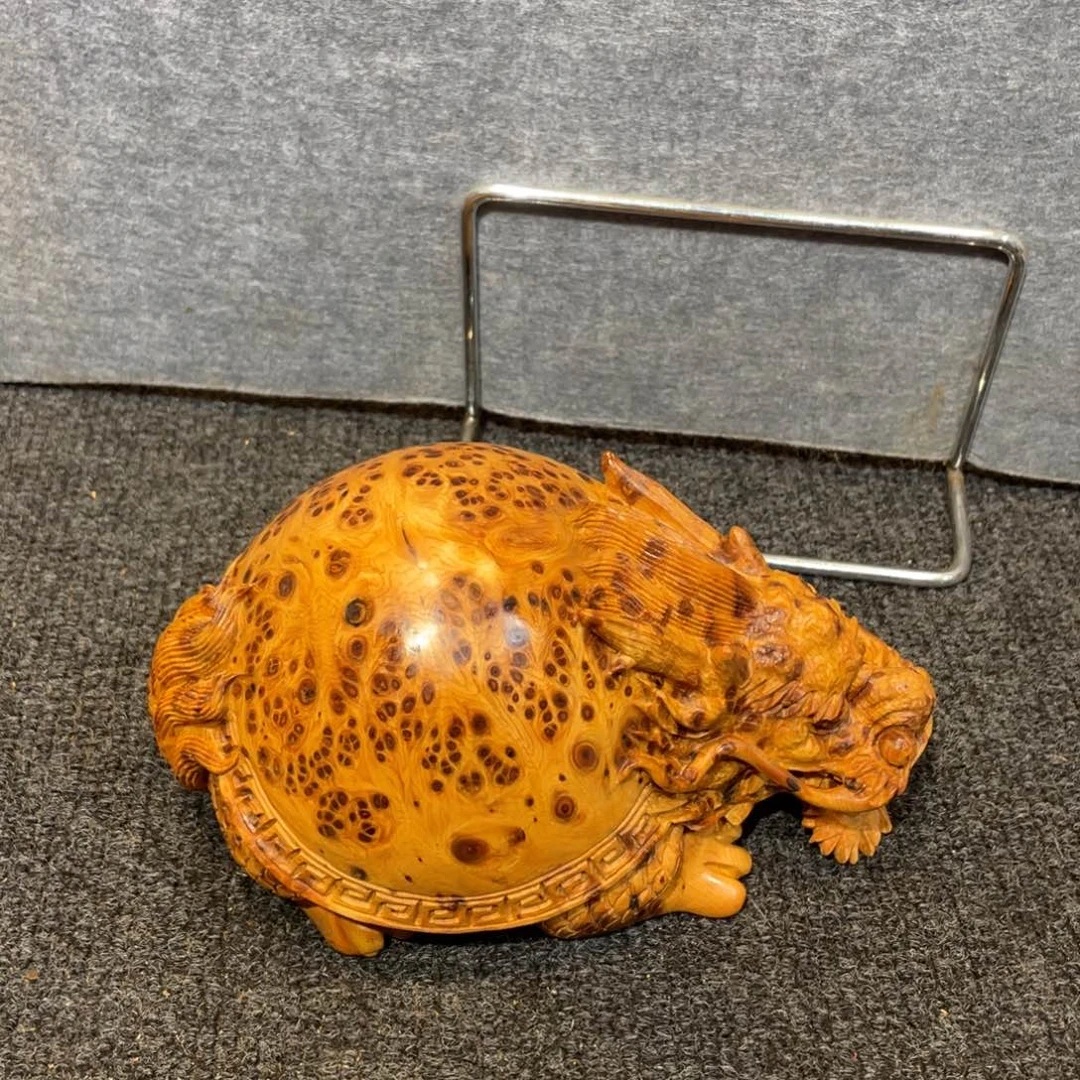 柏木（崖柏）太行精品陈化陈化独留疤满留疤龙龟摆件