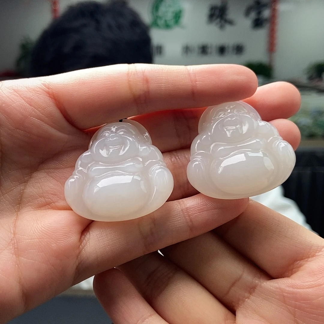 颈饰未镶嵌和田玉颜色多样性发拍一发一