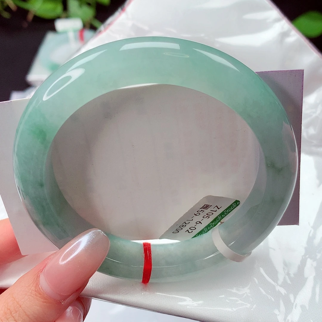 翡翠未镶嵌手镯缅甸天然a货翡翠手镯