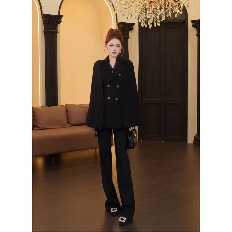 【温迪专属】A-076女外套秋冬千金风防风气质公主风西装JX140