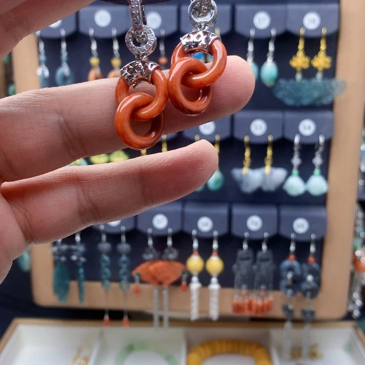 未镶嵌翡翠耳饰耳饰