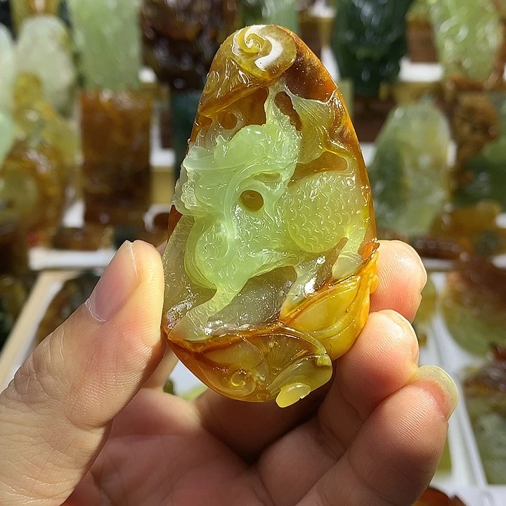 蛇纹石玉未镶嵌珠宝半成品