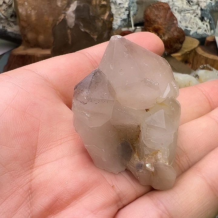 黑***柜珠宝半成品未镶嵌紫晶