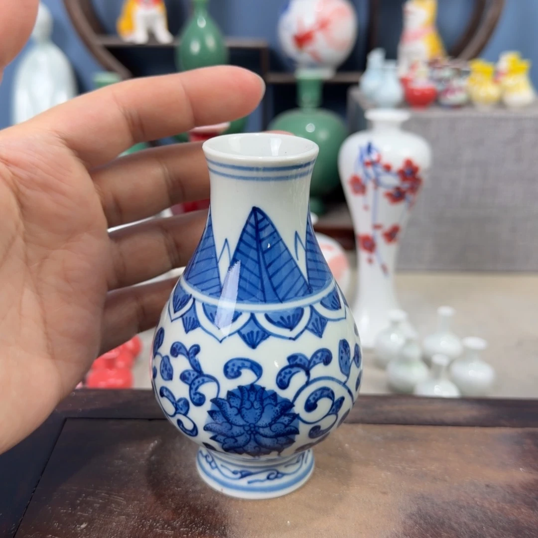 陶瓷手工小花器摆件