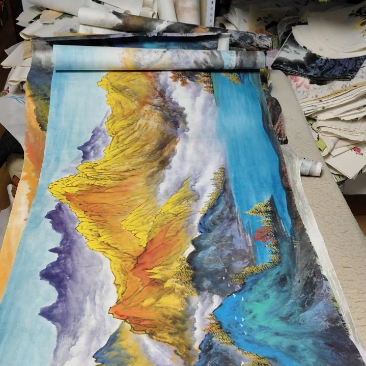 顺***张国画落款后台备注