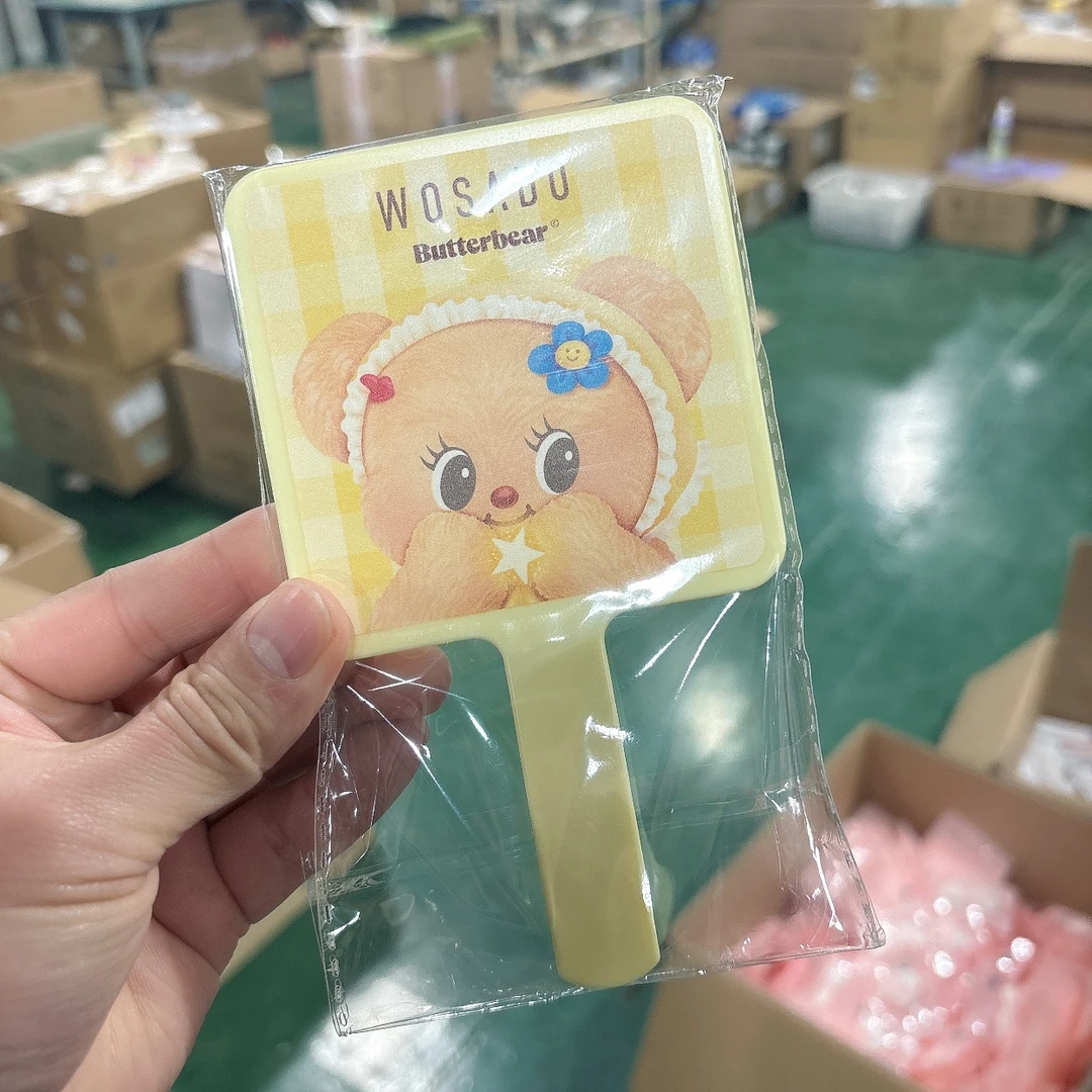 小熊化妆镜手持镜