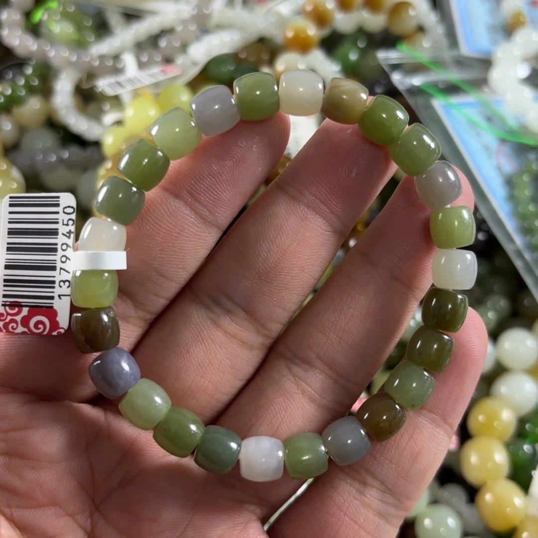 和田玉未镶嵌手链181