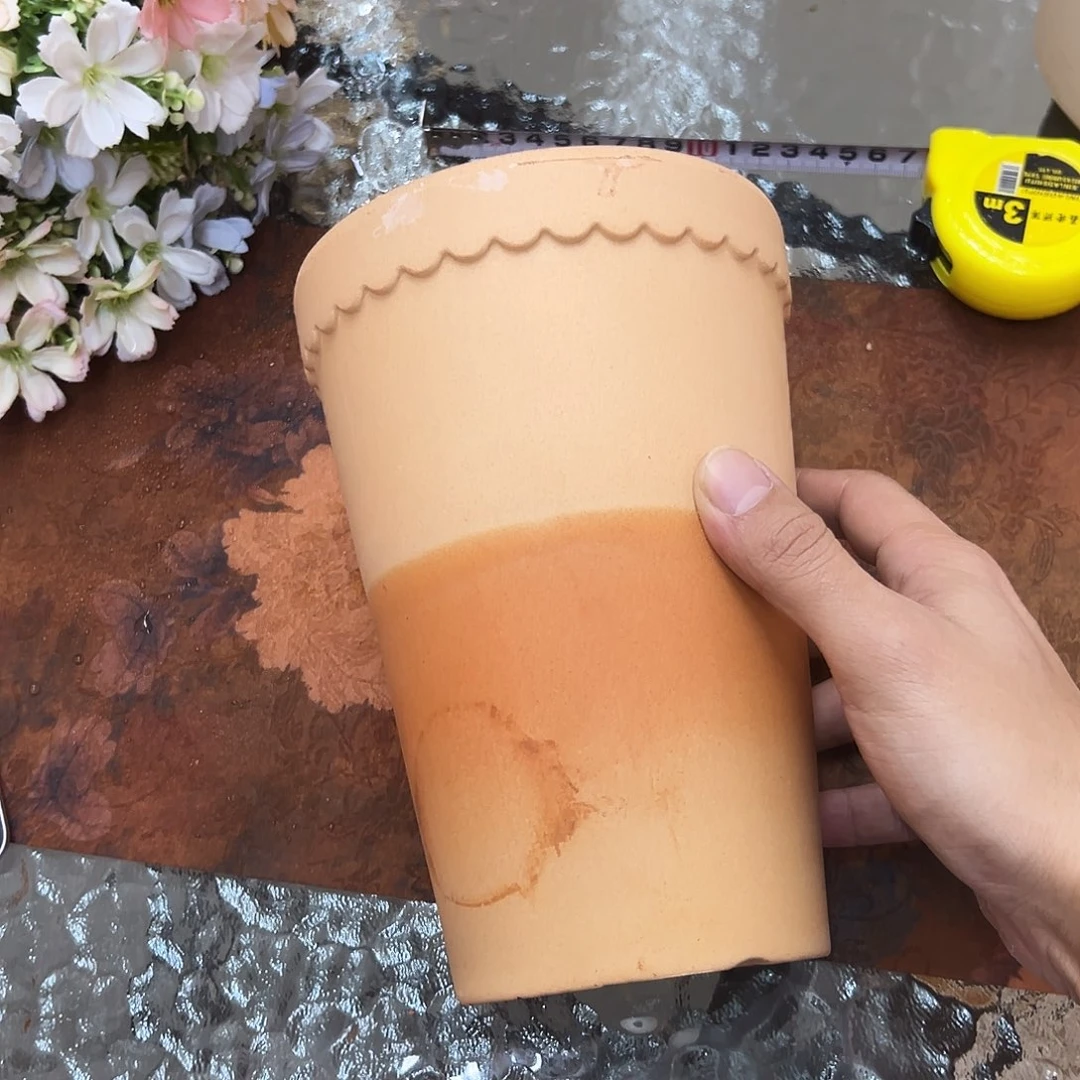 微瑕双色红纹15口20高1个