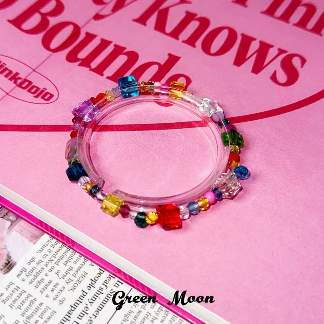 非金属仿水晶手链 【温暖金牛座】甜酷辣妹卡通少女手串可爱B266