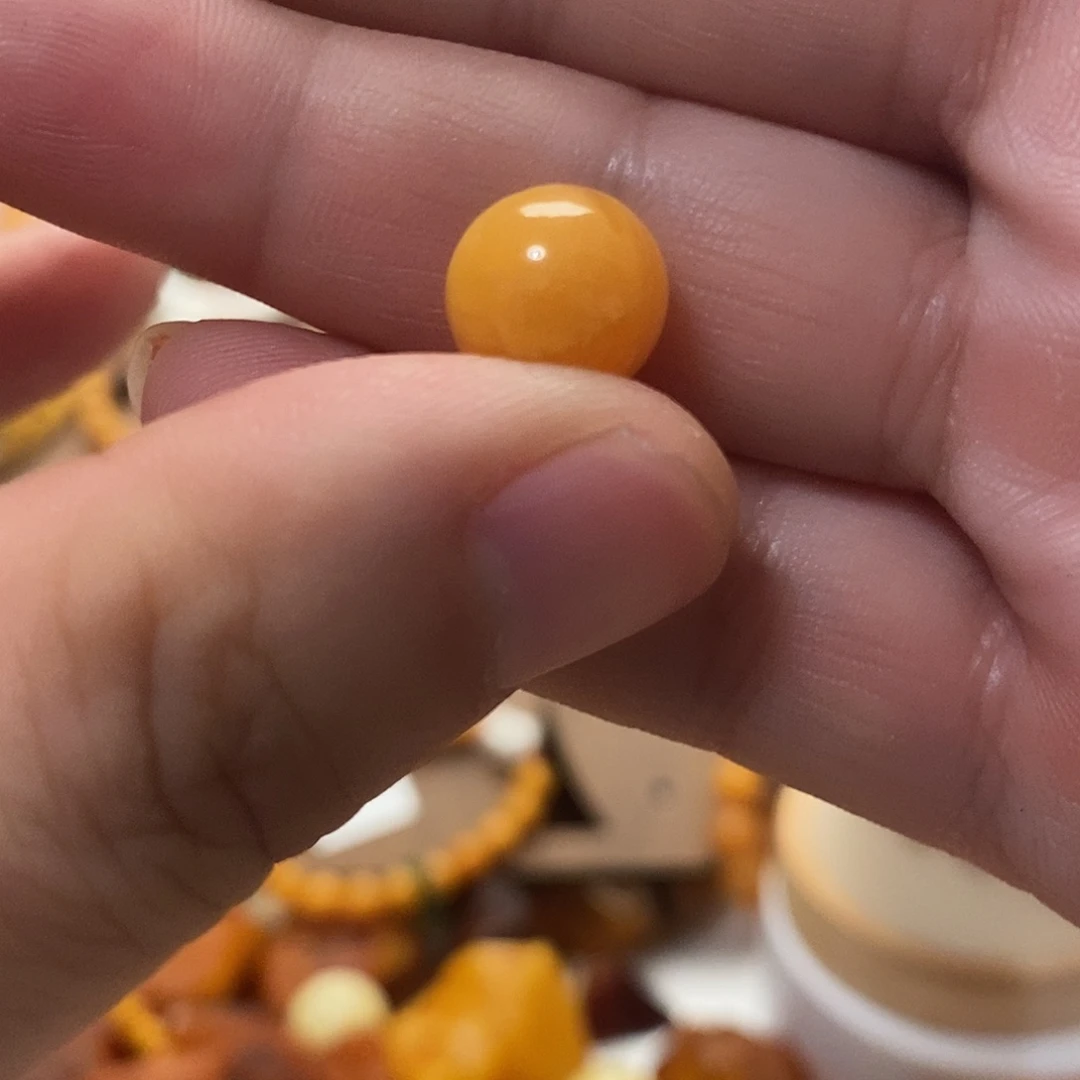 l***l手链琥珀未镶嵌蜜蜡圆珠11m