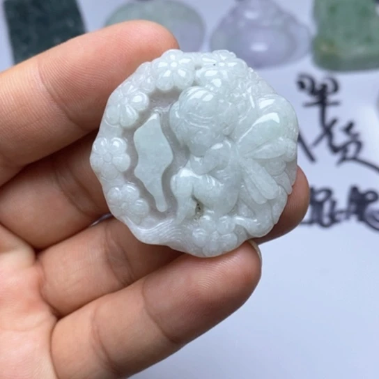 颈饰未镶嵌翡翠翡翠