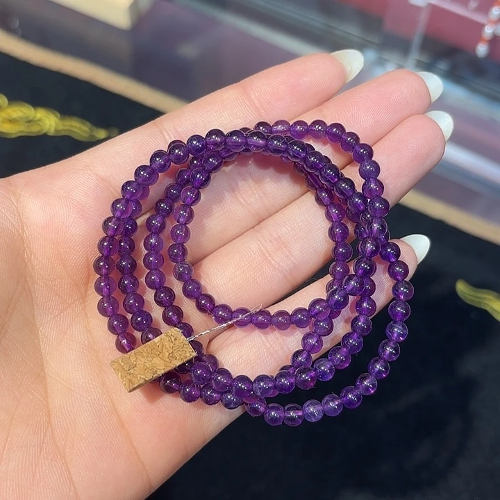 紫晶手链未镶嵌山山而川手作集001