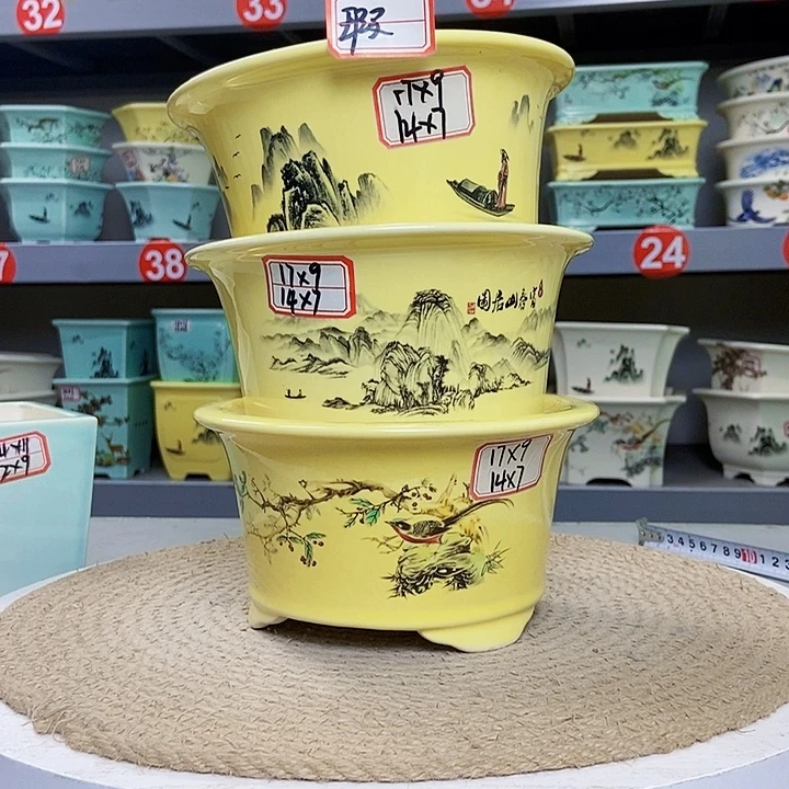 紫砂花瓶紫砂花盆