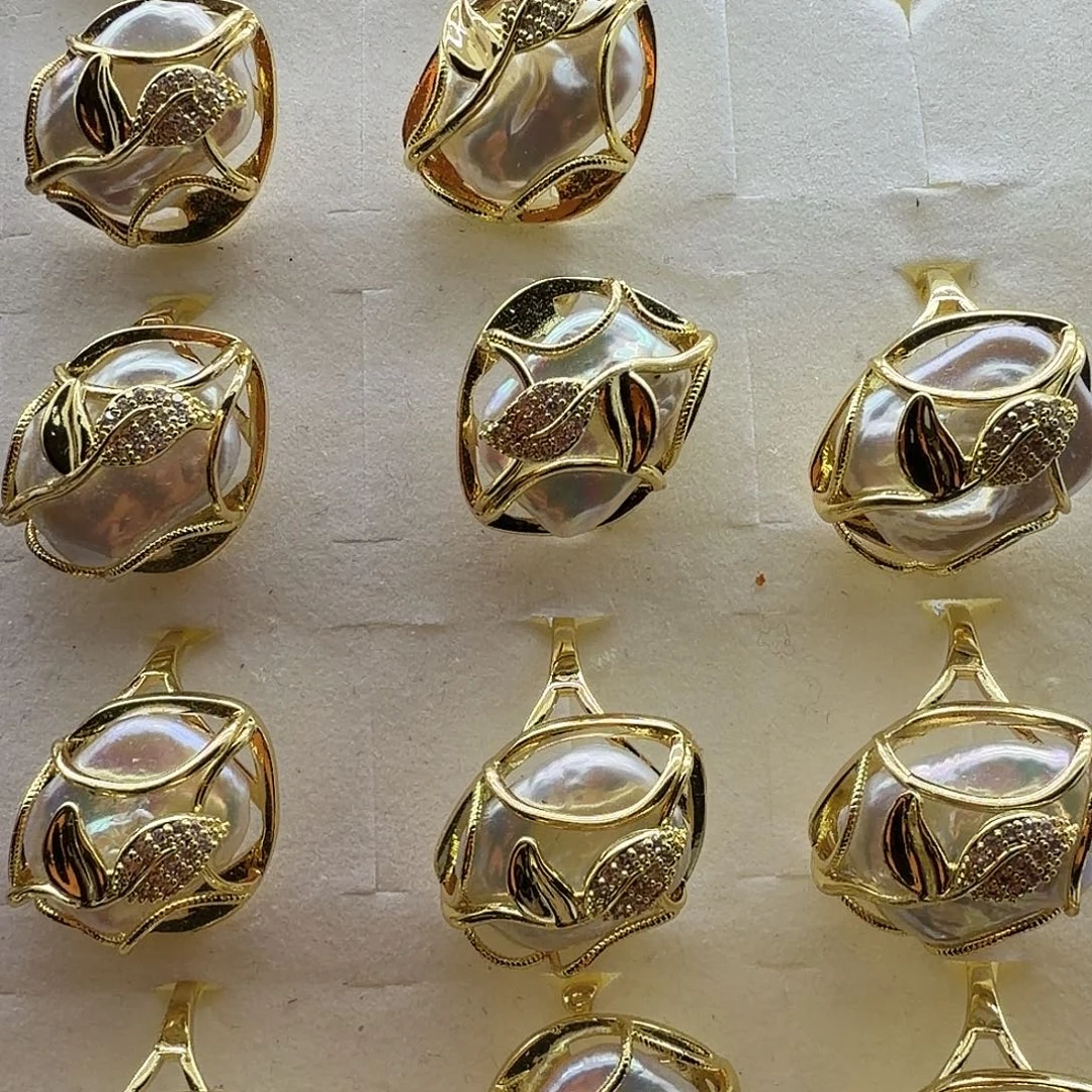 颈饰合金淡水珍珠