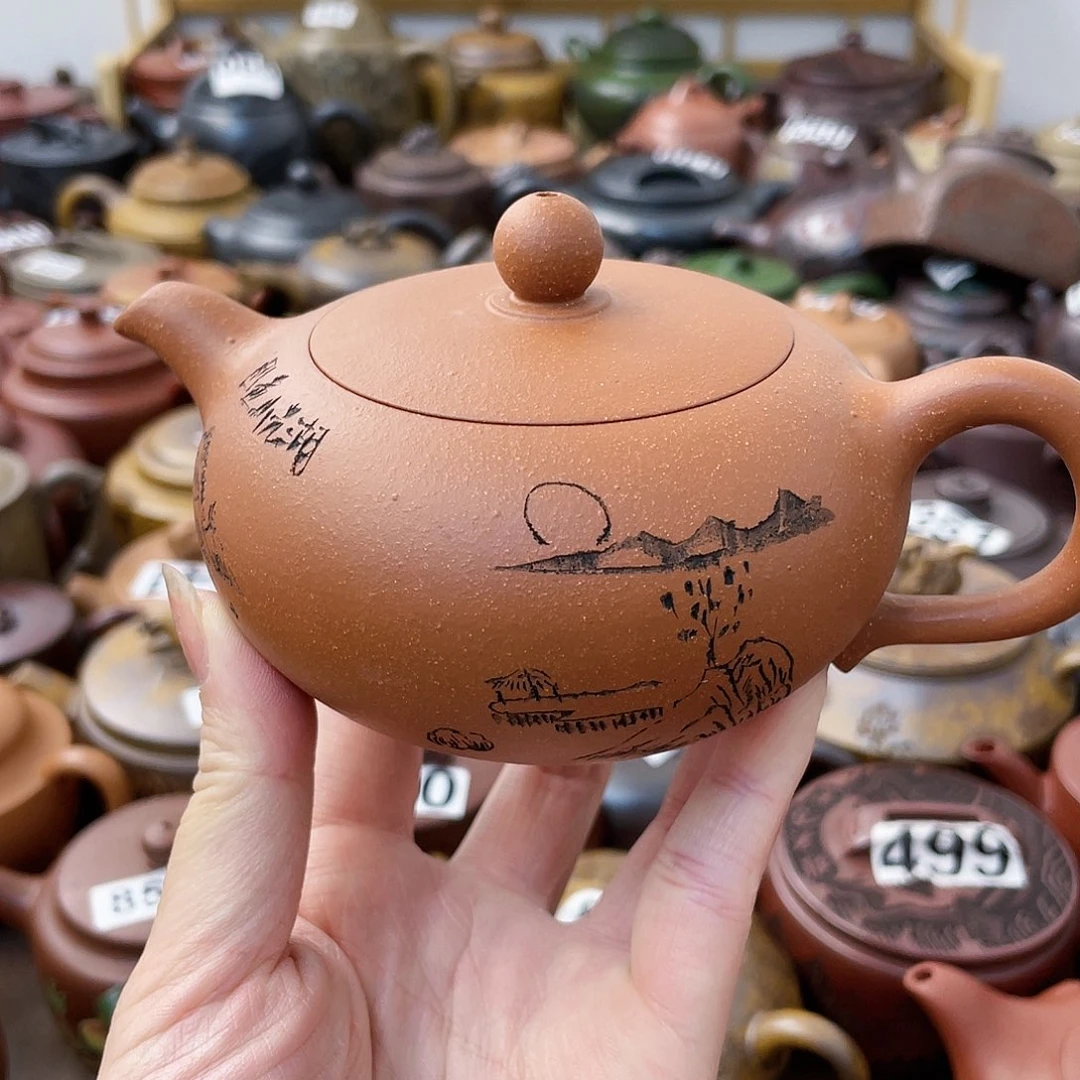 茶壶紫砂紫砂微瑕
