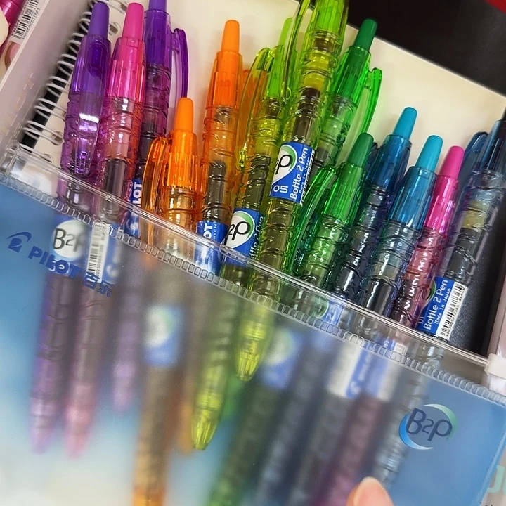 百樂寶特瓶彩幹黑筆12支0.5