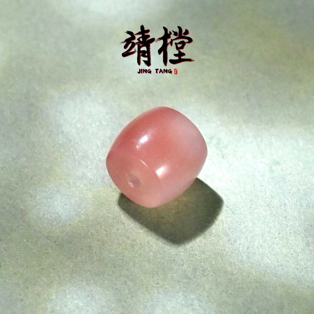 8/10/12MM天然粉糯玛瑙直切桶珠散珠文玩手串手链配饰配珠单珠子