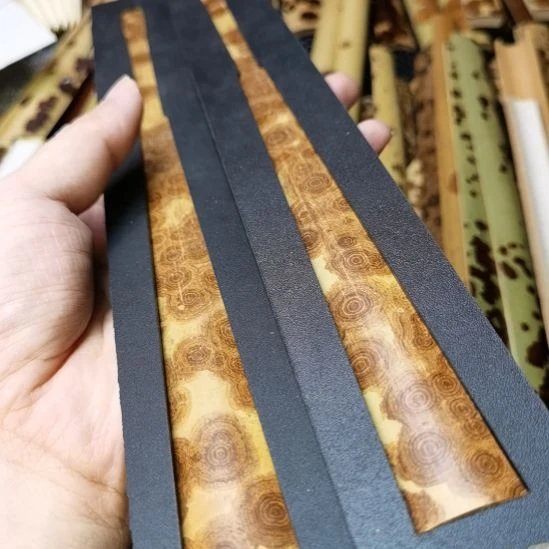 扇子大螺纹花绿春扇料
