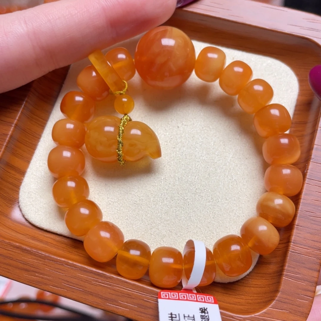 手链蜜蜡未镶嵌手串