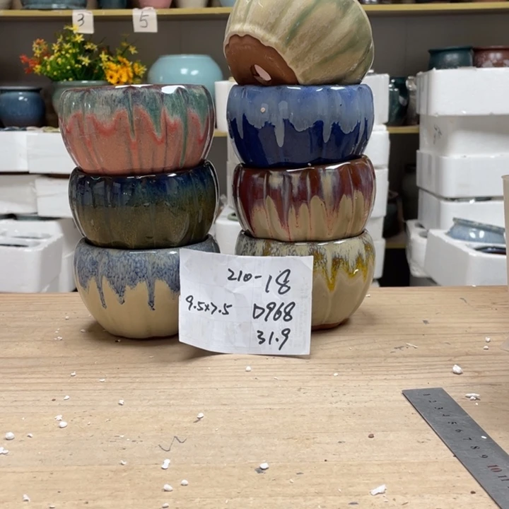 紫砂花盆多肉花盆微瑕18