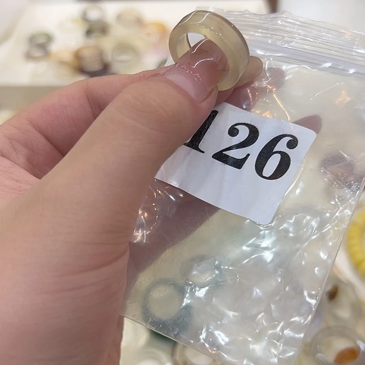 合金戒指玛瑙/玉髓126港12