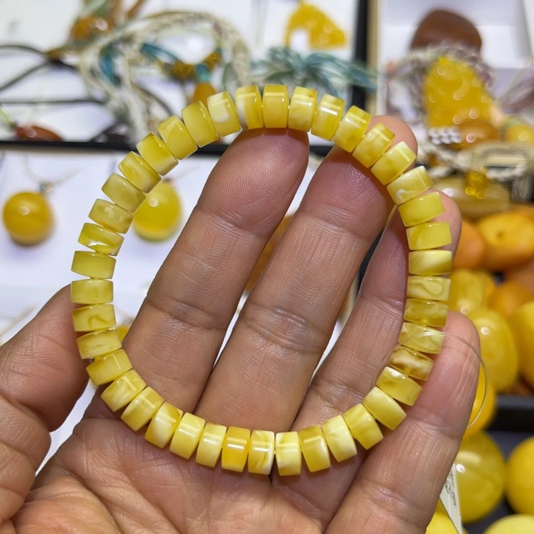 未镶嵌毛衣链蜜蜡蜜蜡手串