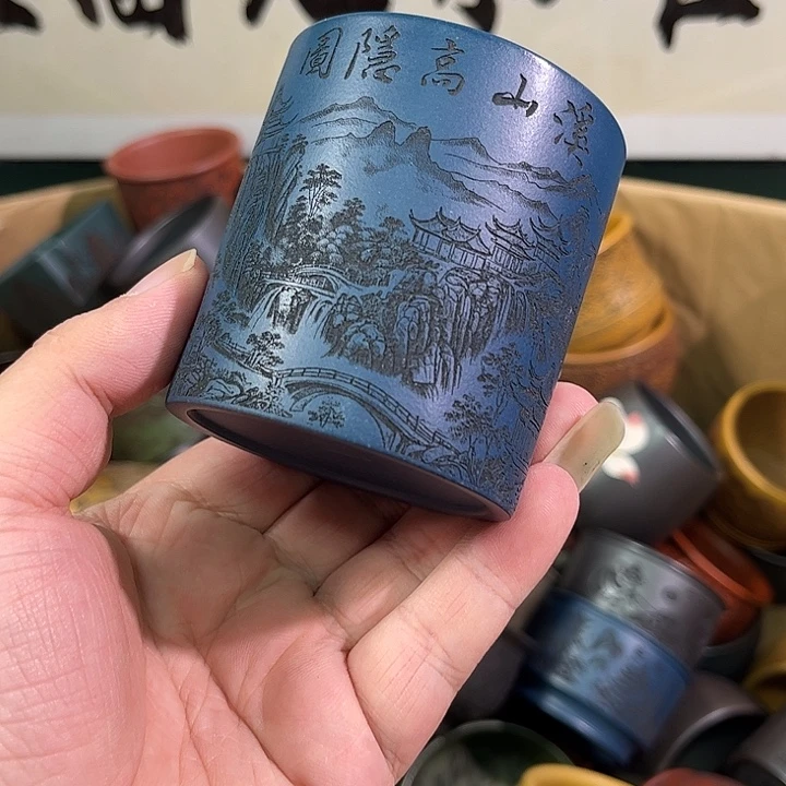 茶杯紫砂全手工紫砂主人杯