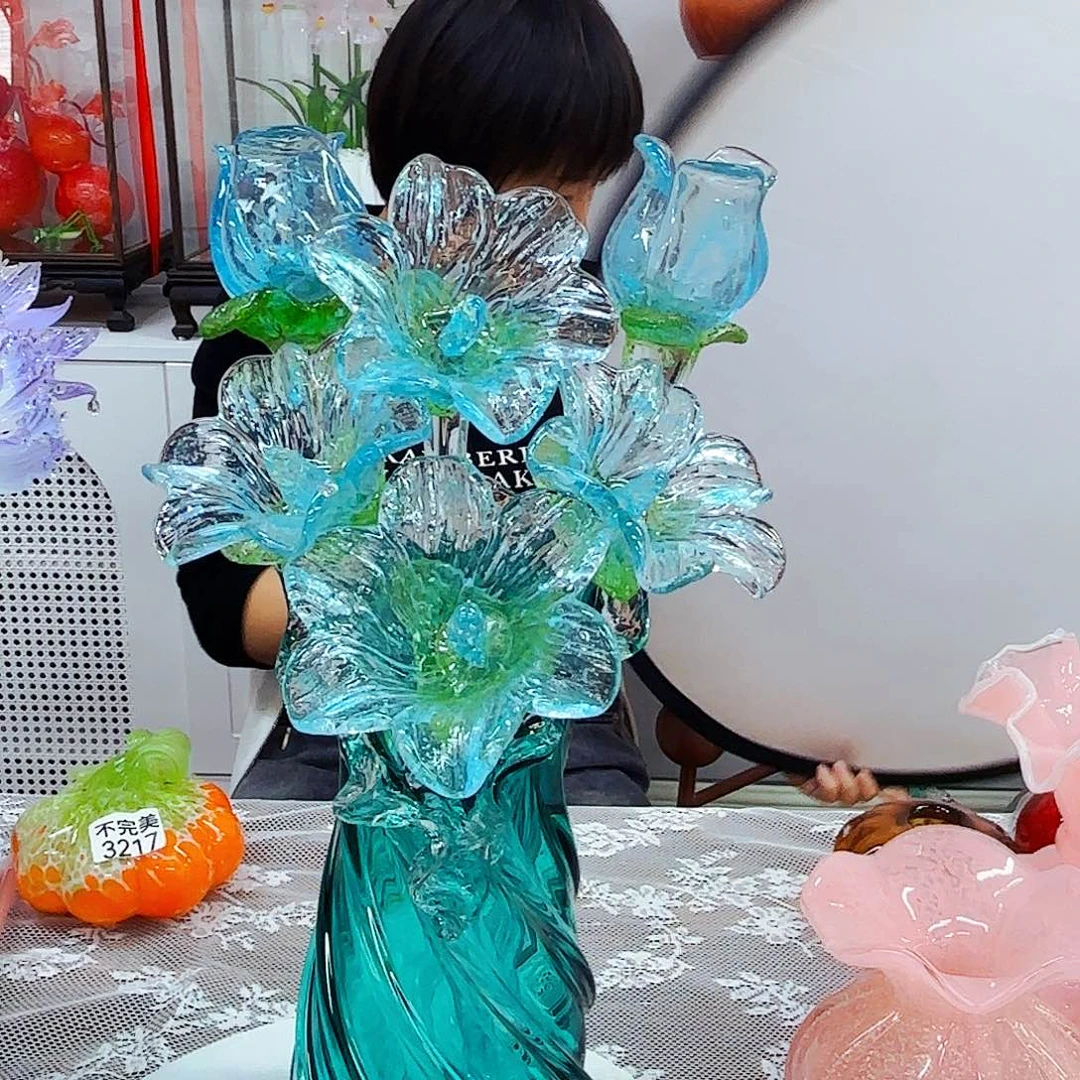 琉璃花瓶花器艺术品