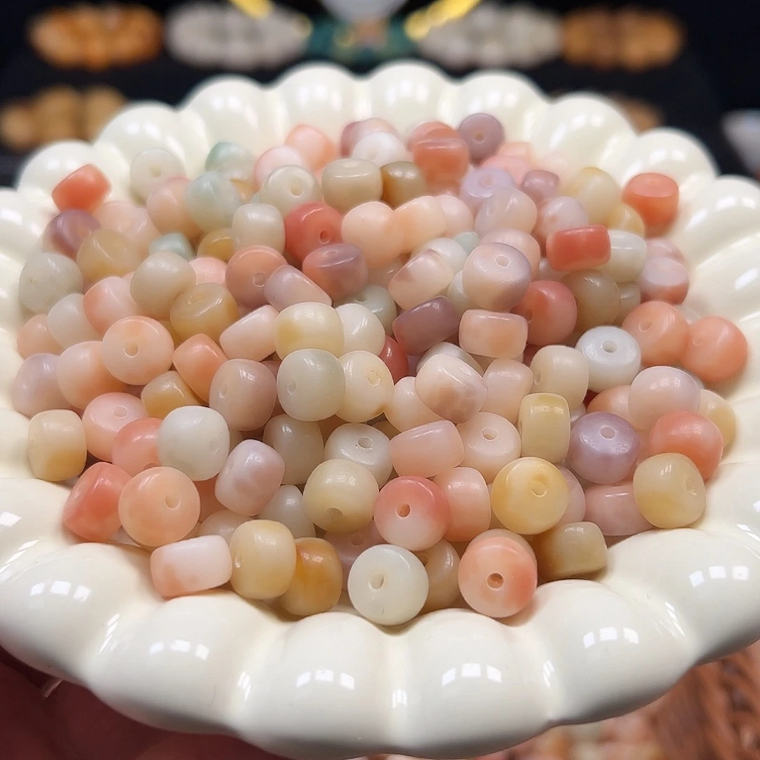 菩提根/象牙果手串卡10非料花皮药片55颗