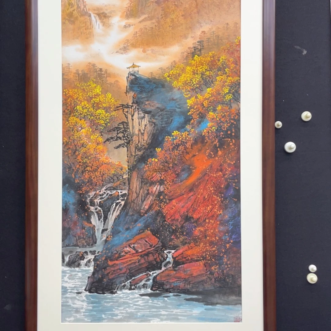 国画手绘国画，精品山水