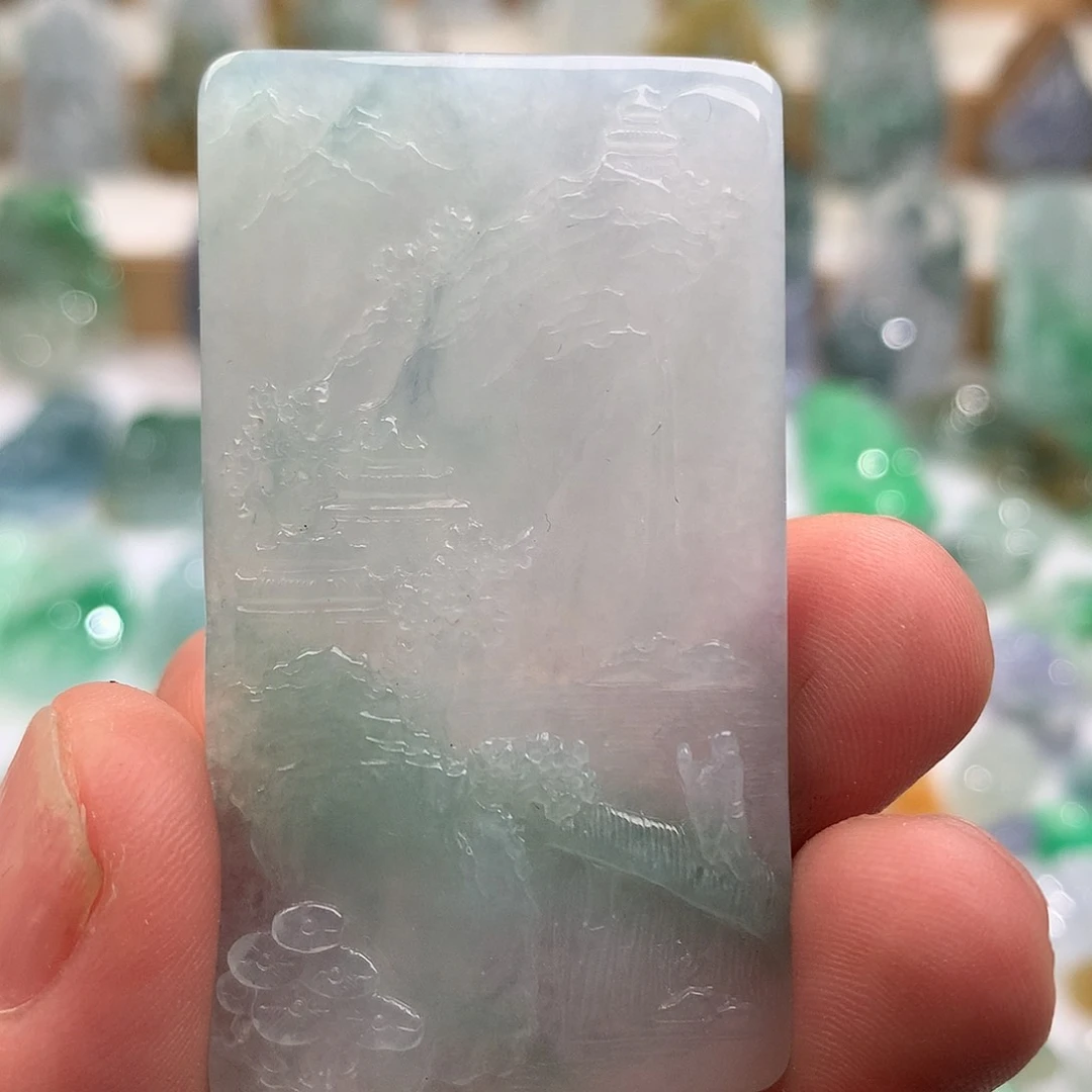 未镶嵌挂件翡翠翡翠吊坠