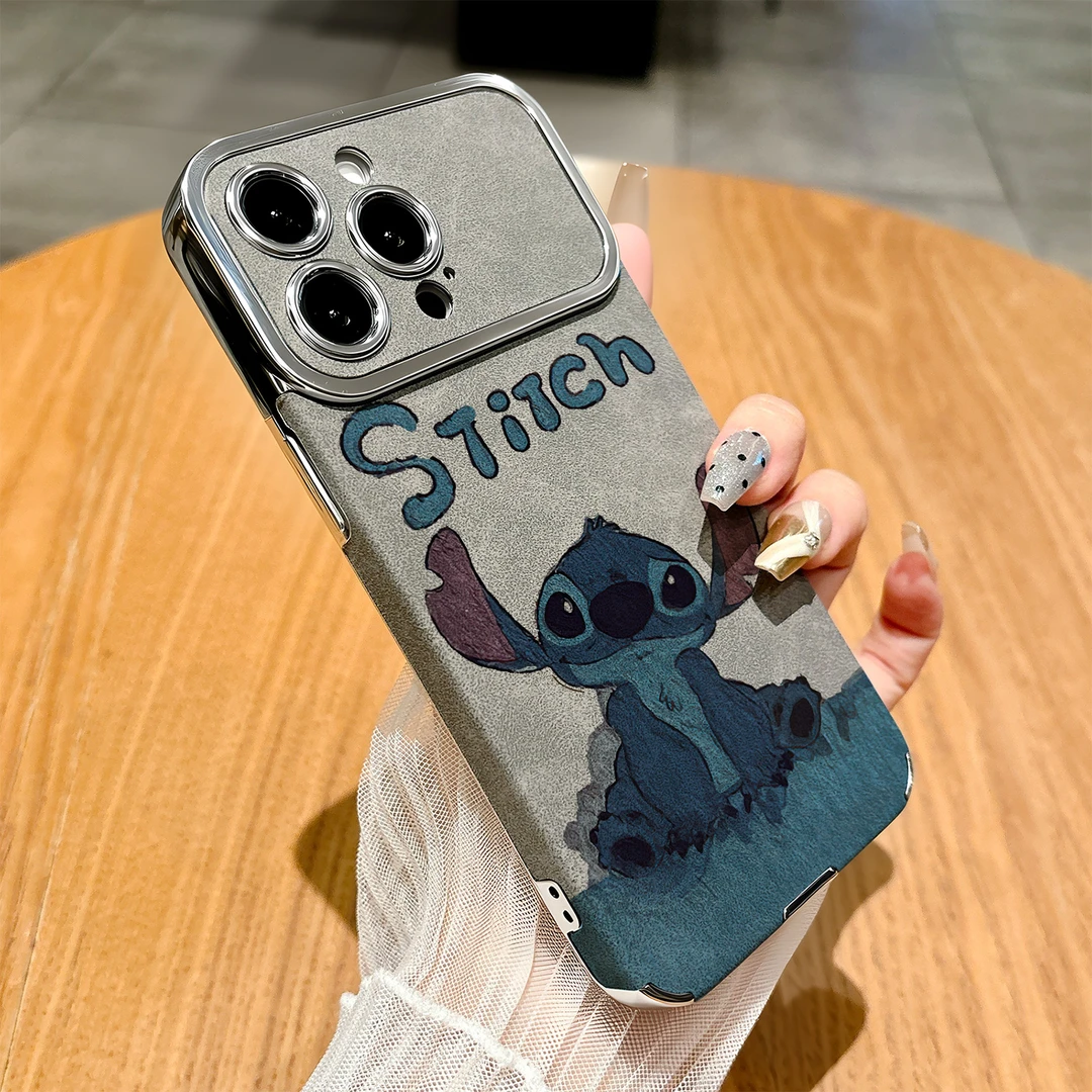 史迪仔适用苹果17promax手机壳iphone16pro卡通15promax可爱防摔