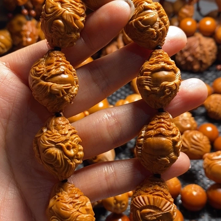 吊坠橄榄核明*整身钟馗