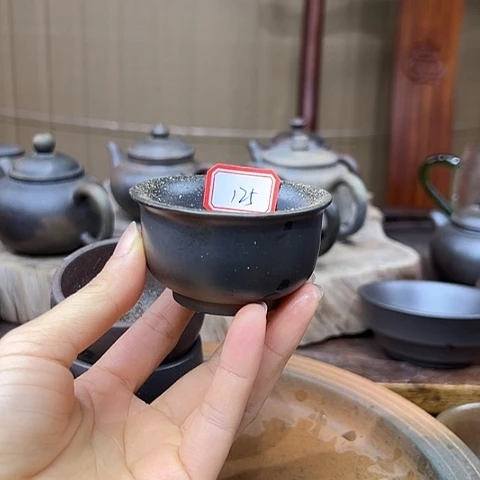 X***6戬谷龙窑坭兴陶柴烧杯125