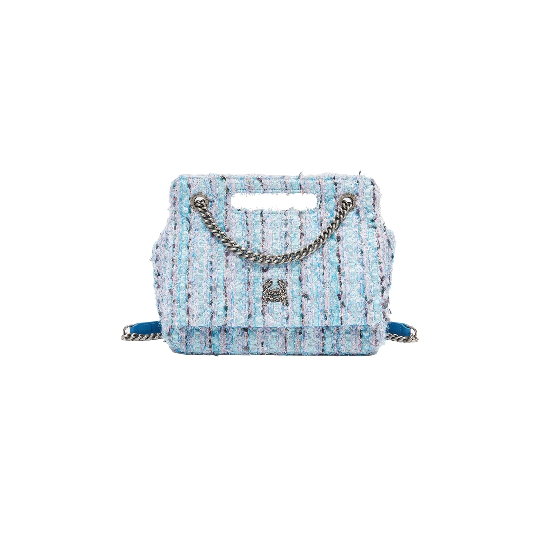 LC冰川蓝粗花呢牛奶盒，中号C5AE10323038