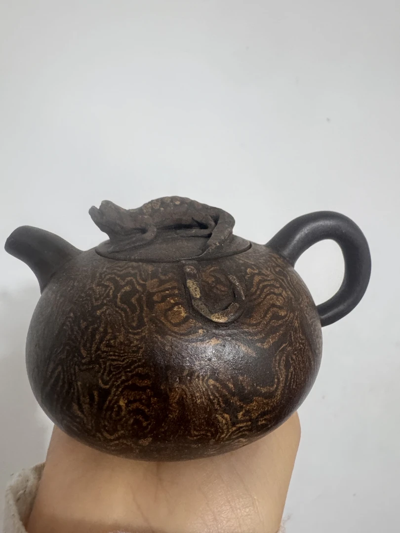 纯手工宜兴紫砂壶壶中式泡茶壶胶泥家用功夫茶具老式茶壶