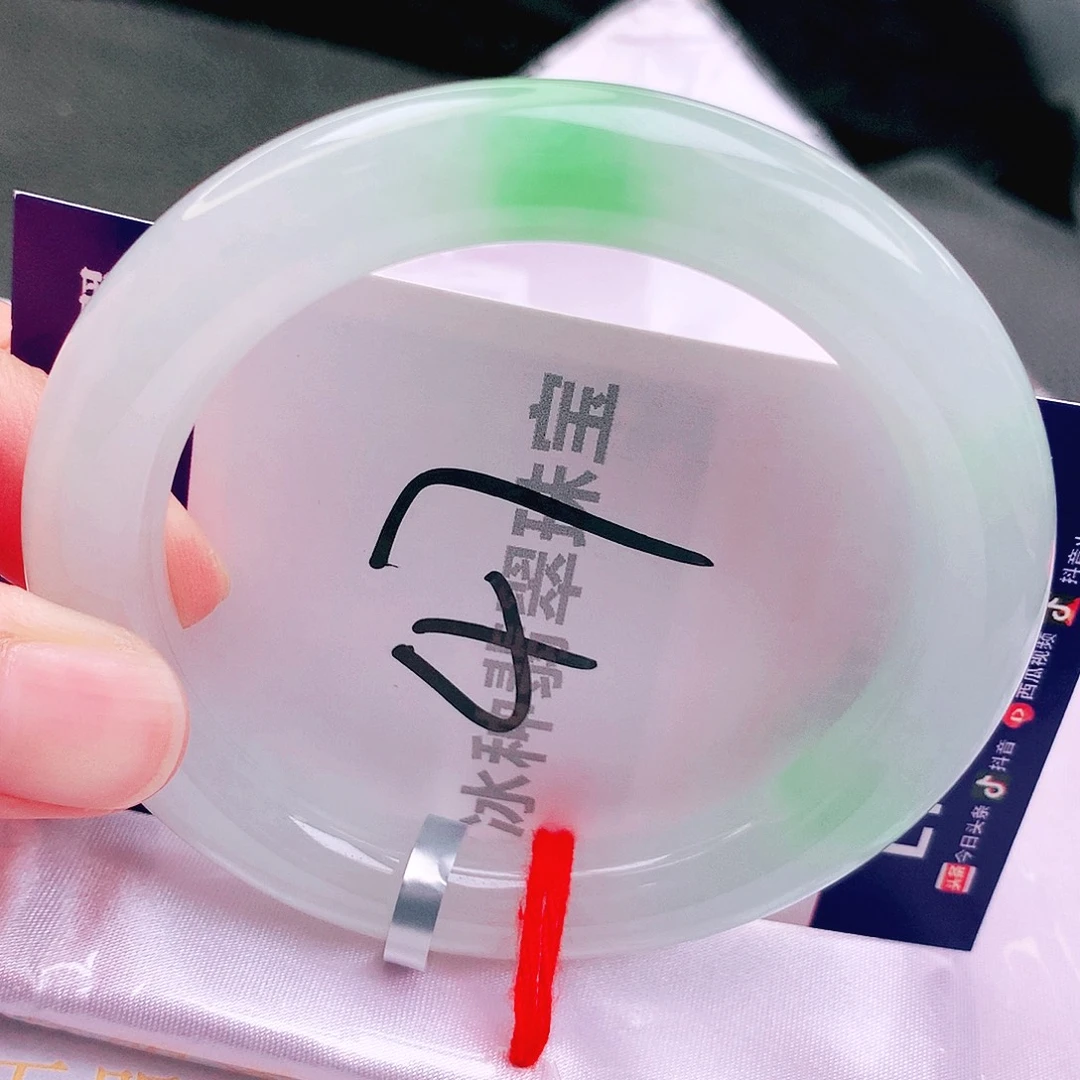 翡翠未镶嵌手镯缅甸天然a货翡翠手镯