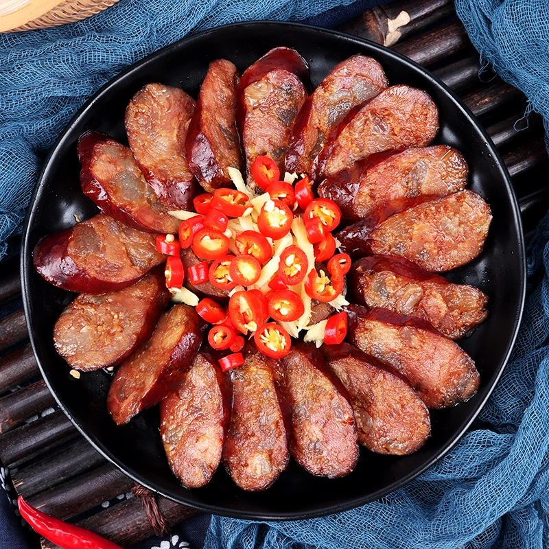 【手工香肠湖南味】湖南特产腊味农家手工柴火烟熏传统食用风味天然