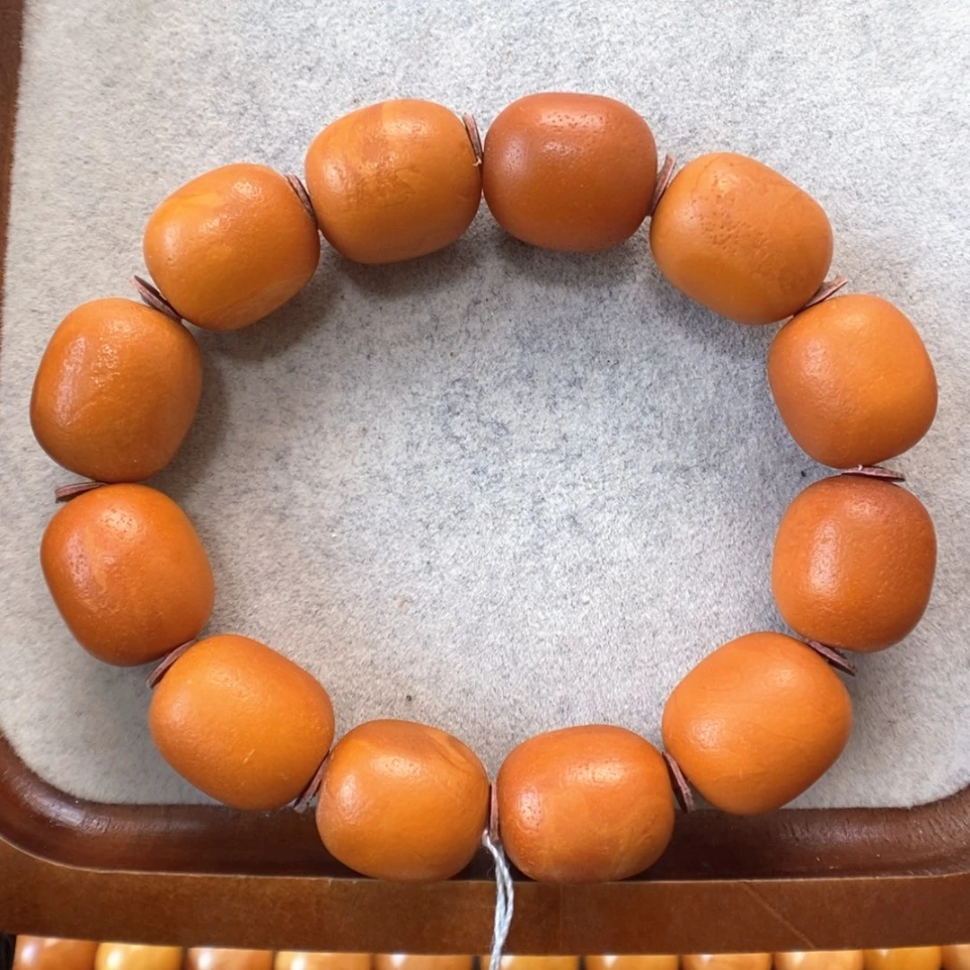 蜜蜡未镶嵌手串蜜蜡